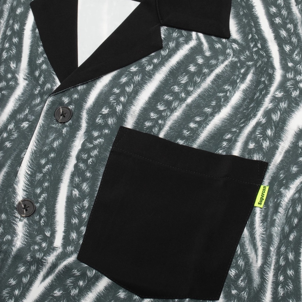 Supervsn Men's Patterned Shirt new in package 🆕 cornrow shirt - Picture 2 of 5